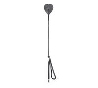 Látigo de cuero con forma de corazón para cosplay,bondage,azotes,equitación,azotador,bastón,paletas sexuales,juguetes sexuales BDSM para parejas,corazón negro,talla única