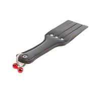 Látigo de cuero de látigo corto, látigo de montar (negro)