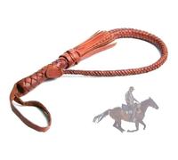 Látigo de cuero sintético marrón, látigo de caballo de estilo retro lujoso, accesorios de vestir, cultura de equitación deportiva al aire libre
