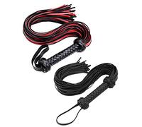 Látigo de equitación, látigo de caballo de 30 pulgadas de largo, látigo de equitación de piel sintética, látigo de caballo para parejas, látigo negro para caballos para parejas, látigo de cuero negro,