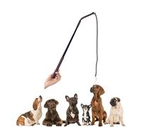 Látigo de piel de vaca artificial para perros con mango para un entrenamiento eficaz en perros medianos a grandes