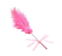 Látigo de plumas de 50 cm para montar a caballo,accesorio de cosplay,coqueteo,BDSM,juegos para adultos,color rosa,talla única