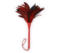 Látigo de plumas para amantes,masaje corporal completo,esclavo sexual,juego de rol,coqueteo,BDSM,azotes,ataduras,juego de pasión,juguete sexual,accesorios,rojo,talla única