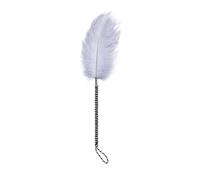 Látigo de plumas para masaje corporal completo,accesorio para juegos de rol BDSM,para coquetear,azotar,juguete sexual apasionado para parejas,accesorio sexual blanco,talla única