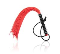Látigo erótico Bdsm con plumas,cosquillas,bondage,castigo,fetiche,cuero,azotes,paleta,juego,azotador,amante,fusta,poni,juguetes sexuales,rojo,talla única