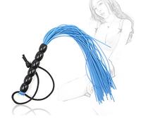 Látigo Erótico Flogger Borlas de Goma Cultivo SM Nalgadas Cultivo de Montar BDSM Bondage Látigos Juego de Rol Cosplay Juguete Sexual para Mujeres Hombres y Parejas