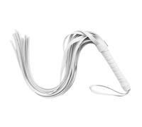 Látigo erótico pequeño con mango fetiche Bdsm,accesorio para azotes de caballo,juguetes sexuales para adultos,juegos para adultos,blanco,talla única