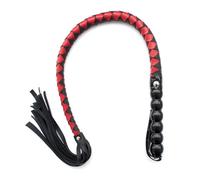 Látigo para coquetear,azotador,paleta,mango de plástico,silicona,juego para adultos,esclavo,BDSM,juguetes sexuales para parejas,negro,rojo,talla única