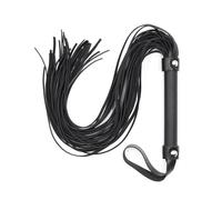 Látigo sexual de piel sintética de 55 cm hecho a mano,juguetes Bdsm,fusta para fiestas,juegos para adultos,látigo de reina,juguetes sexuales eróticos para adultos,color negro,talla única