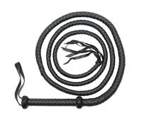 Látigo trenzado de cuero Bondage Play 250 cm