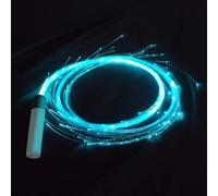 Látigos LED - Látigo Giratorio Brillante Fibra Óptica 7 Colores, Látigos De Danza Con Luces Giratorias De 360 Grados | Batidor De Fibra Óptica Alimentado Por Batería Reutilizable Con 4 Modos De