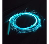 Látigos LED | PMMA REUSABLE Batería Battery Dance Whip con 4 modos de iluminación variable | Látigo de fibra óptica brillante de 360 grados para bailar, fiestas, noches de espectáculos