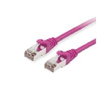 LATIGUILLO APANTALLADO S/FTP CATEGORIA 6 LIBRE HALOGENOS 0,25M COLOR LILA 605553