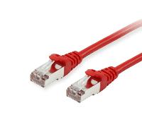 LATIGUILLO APANTALLADO S/FTP CATEGORIA 6 LIBRE HALOGENOS 0,5M COLOR ROJO EQUIP P/N 605527