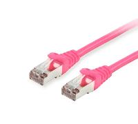 LATIGUILLO APANTALLADO S/FTP CATEGORIA 6 LIBRE HALOGENOS 5M COLOR ROSA EQUIP P/N 605584