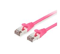 Equip Patchkabel RJ45 S/FTP Cat6 (SSTP) PIMF HF Polybeutel 5,00 m Pink 5,00 Mete