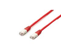 Equip Latiguillo apantallado S/FTP Cat. 6A/10G PIMF LOSH 3 m Rojo