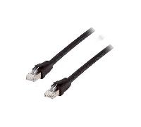 Equip latiguillo Categoría 8.1 0.5 Metros Negro - Cable de red