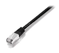 Equip Crossover - Cable RJ45 (10 m, Cat5e SF/UTP, 2 Unidades, Polietileno), Color Negro