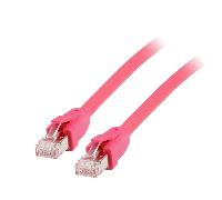 latiguillo apantallado sftp categoria 8.1pimf losh 0.50m color rojo