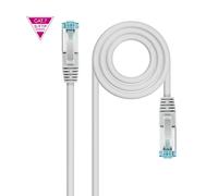 Cable De Red Latiguillo 600mhz Lszh Sftp Pimf Cat7 Awg26 2 M Gris Nanocable