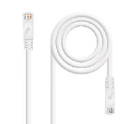 Nanocable Cable de Red Ethernet RJ45 LSZH Cat.6A UTP AWG24 100% Cobre 3m Blanco