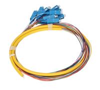 Latiguillo de fibra óptica, conectores SC/UPC monomodo de 12 hilos, ideal para centros de datos e instalaciones interiores, funda protectora