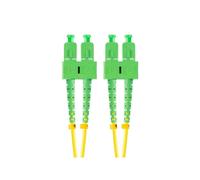 Latiguillo de fibra óptica Lanberg FO-SASA-SD11-0020-YE 2m G.657.A1 SC-SC duplex amarillo