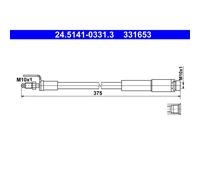 Latiguillo de freno ATE 24.5141-0331.3