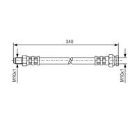 Latiguillo de freno BOSCH 1 987 476 121