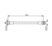 Latiguillo de freno BOSCH 1 987 476 244