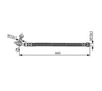 Latiguillo de freno BOSCH 1 987 481 175