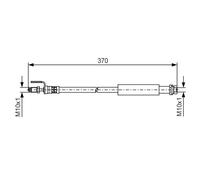 Latiguillo de freno BOSCH 1 987 481 487