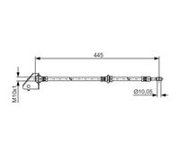 BOSCH 1 987 481 497 Latiguillo de freno