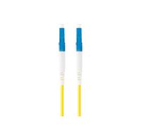 Lanberg Cable de fibra óptica LC/UPC-LC/UPC 10 m Monomodo Simplex G657A1 LSZH Amarillo
