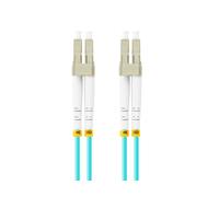 Lanberg Cable de fibra óptica FO-LULU-MD31-0030-TQ 3 m LC/UPC-LC/UPC Duplex OM3 50/125 LSZH Azul