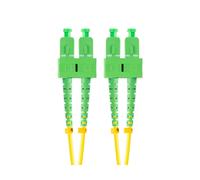 Latiguillo fibra optica sc - apc lanberg 2m mono duplex g657a1 lszh amarillo