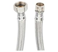 Latiguillo Fontastock Acero Inoxidable AISI 304 EPDM Macho 1/2"- Hembra 3/4" 25 cm (Referencia: S6500112)