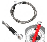 Latiguillo Freno Moto 160cm,Tubo Manguera Embrague Freno-Plata | Hidráulico Reforzado para Motocross Enduro Dirt Bike