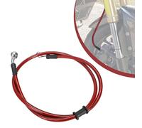 Latiguillo Freno Moto,50cm Tubo Manguera Embrague Freno Hidráulico Reforzado para Motocross Enduro Dirt Bike-Rojo