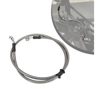 Latiguillo Freno Moto 70cm,Tubo Manguera Embrague Freno Hidráulico Reforzado para Motocross Enduro Dirt Bike-Plata