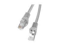 CABLE RED LANBERG LATIGUILLO CAT.6 FTP 0.25M GRIS FLUKE PASSED