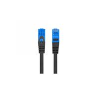 LATIGUILLO LANBERG CAT.6A S/FTP LSZH CCA 1M FLUKE PASSED NEGRO