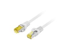 Lanberg Cable de Red RJ45 Cat.6A S/FTP 1.5m Gris