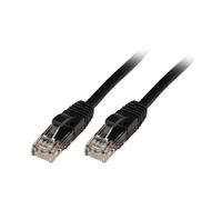 Latiguillo Lindy RJ-45(M) a RJ-45(M) 1m UTP CAT 6 Moldeado sin gancho Negro