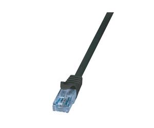 Latiguillo LogiLink CP3013U Cat.6A U/UTP 0,25m negro