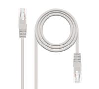 Latiguillo rj45 cat5e utp cca 0,5m gris nanocable 10.20.0100