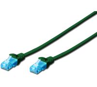 Latiguillo rj45 cat5e utp cca 0,5m verde