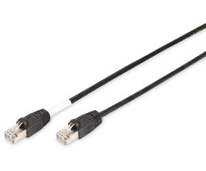 Latiguillo rj45 cat6 s/ftp cu exterior 3m negro dk-1644-030/bl-od