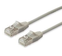 LATIGUILLO SLIM APANTALLADO S/FTP CATEGORIA 6A LIBRE DE HALOGENOS 10G 0,25M EQUIP 606112